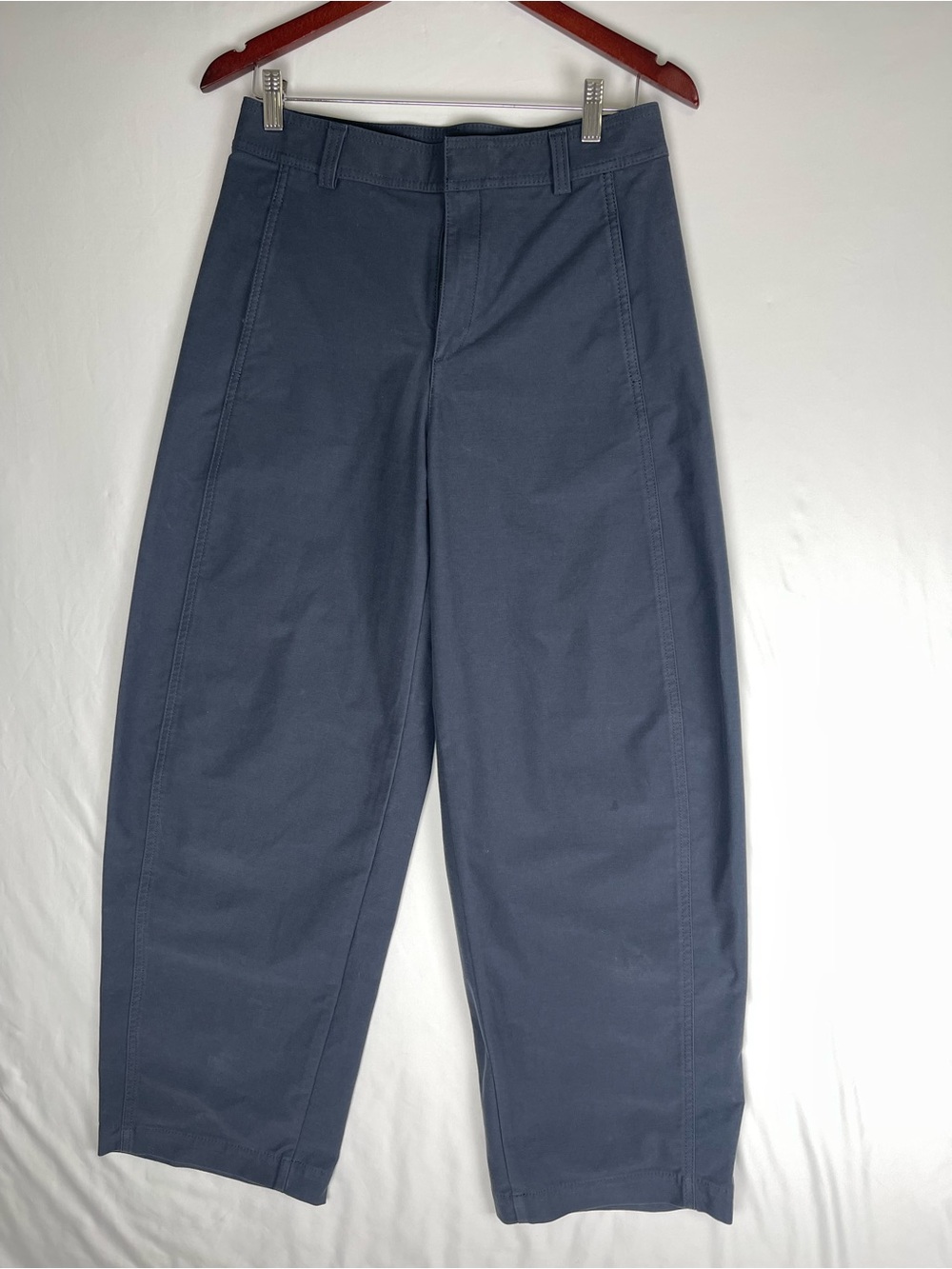 Uniqlo Women’s Slate Blue Barrel Leg Chinos